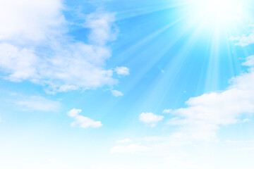 空に光