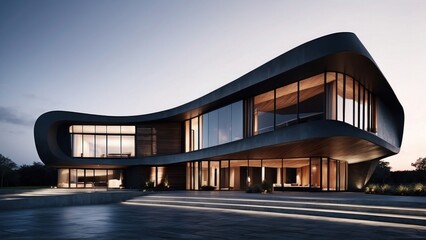 Obraz premium Modern Exterior Building Design Ideas