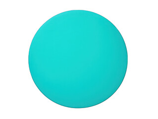 blue round blank circle isolated on transparent background, transparency image, removed background