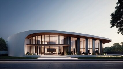Fototapeta premium Modern Exterior Building Design Ideas