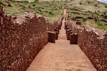 
Pikillacta is an ancient archaeological site located in the highlands of Peru, near the city of...