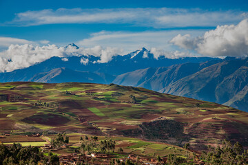The Sacred Valley of the Incas, also known as the Urubamba Valley, is a region in the Andes...