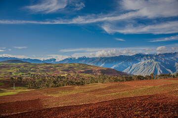 The Sacred Valley of the Incas, also known as the Urubamba Valley, is a region in the Andes...