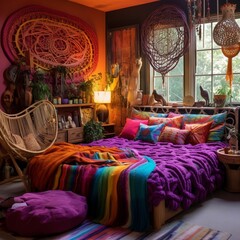 Modern luxury cozy bedroom UHD Wallpaper