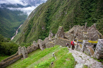 Wiñay Wayna, also spelled Winay Wayna, is an archaeological site located along the Inca Trail in Peru, near Machu Picchu. Its name translates to 