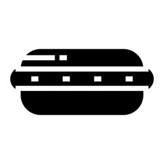 Burger Icon Vector Illustration 