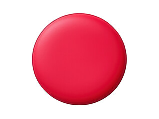 red round blank circle isolated on transparent background, transparency image, removed background