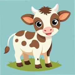 beautiful baby cow