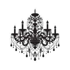 chandelier vector illustration