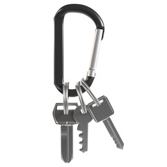 keys isolated on transparent