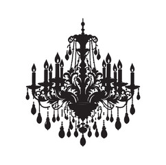 Fototapeta na wymiar chandelier vector illustration