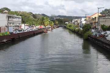 Canal Levassor in Fort-de-France, Martinique