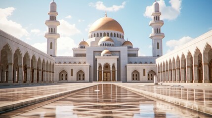 Fototapeta na wymiar Beautiful mosque photo