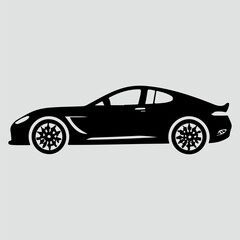 Car silhouette vector illustration