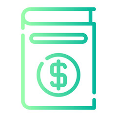 book gradient icon