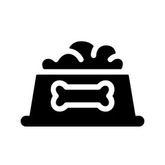 Pet Food Bowl Icon