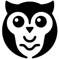 Simple owl logo