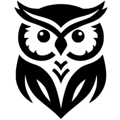 Simple owl logo