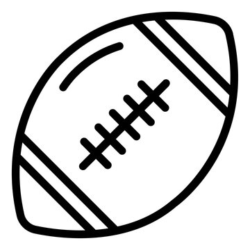 Oval Ball for american football icon