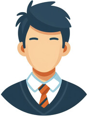 Obraz premium Stylized Young Male Avatar