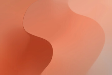 Abstract rose pink gradient on dynamic wave flowing modern design background. Ideal for wallpaper, template, online post, brochure, presentation etc., 