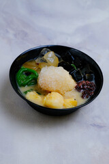 ice campur, mixed fruit ice