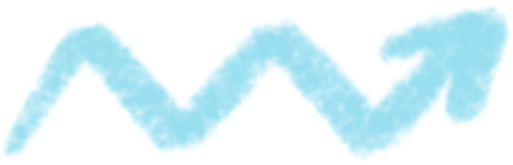 Fototapeta premium Colorful arrows drawn with crayon