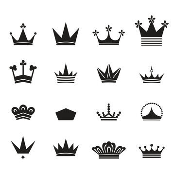 crown logo in modern minimal style