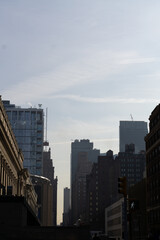 Fototapeta na wymiar New York City Architecture, streets and people
