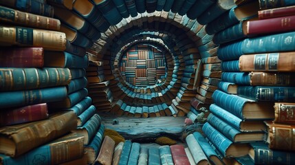 book tunnel Center of knowledge around the world