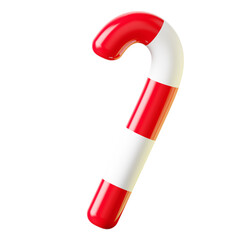 3D Icon Candy Cane Illustration