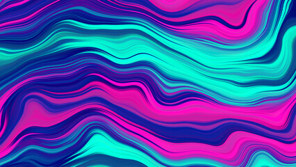 Neon Fluid Abstract Background