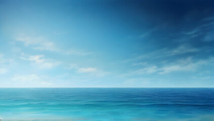 Fototapeta na wymiar Beautiful panoramic with seascape and clear sky background