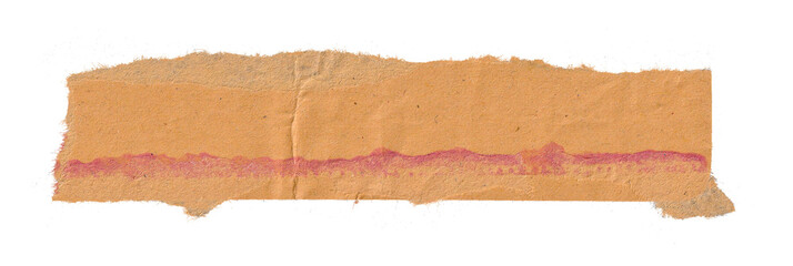 Old pieces of paper torn against an isolated background