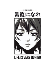 japanese streetwear tshirt women Eye design illustration