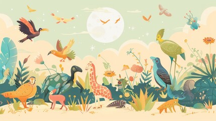 Obraz premium 国際生物多様性の日