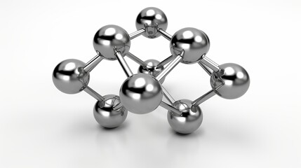 A 3D render of graphite atomic structure is showcased against a white background.