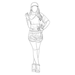 casual wear outfit no background transparent 3