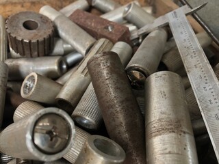 used aluminum metal components