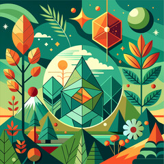 pattern with flowers