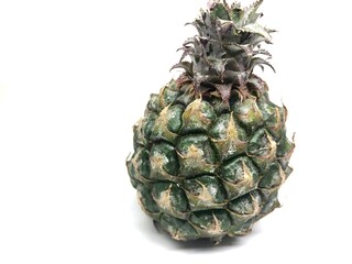 Fresh green pineapple has many benefits