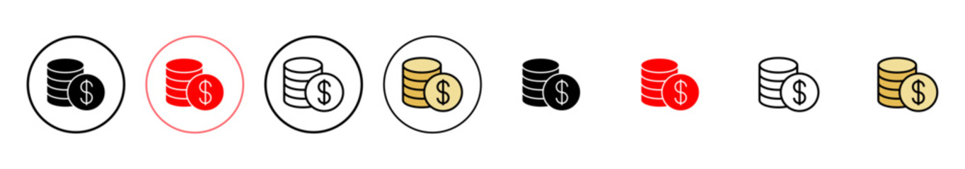 Money icon vector illustration. Money sign and symbol