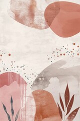 Abstract Composition of Leaves and Rocks