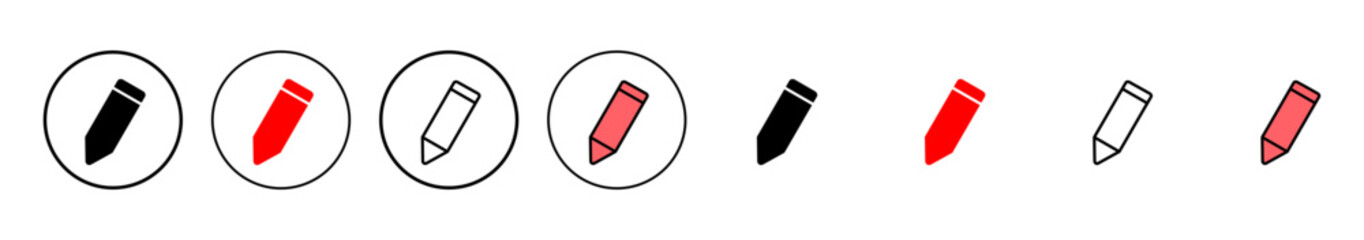 Pencil icon vector illustration. pen sign and symbol. edit icon vector