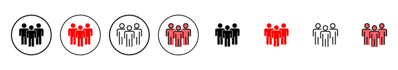 People icon vector illustration. person sign and symbol. User Icon vector