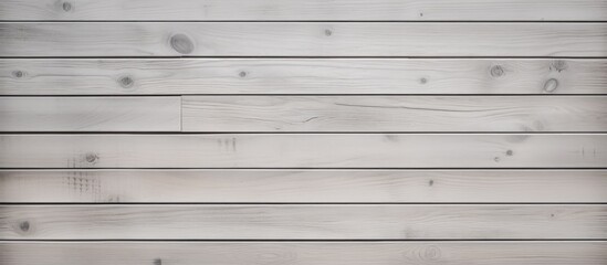 Obraz premium Soft gray wooden texture with horizontal planks for a wall background