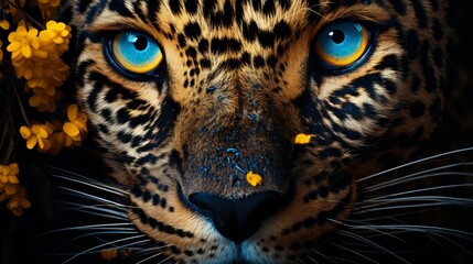 Exotic wildlife close-ups, detailed textures and patterns - obrazy, fototapety, plakaty