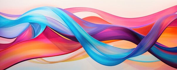 abstract colorful wave background