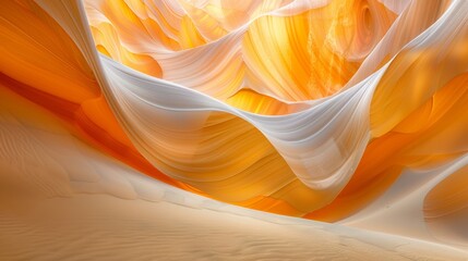 Abstract patterns of sand dunes, natural art - obrazy, fototapety, plakaty