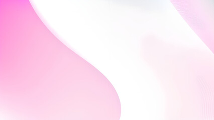 abstract background with smooth lines in pink and white colors for design